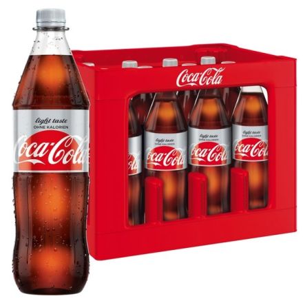 Kasten Cola mit Grundpreis